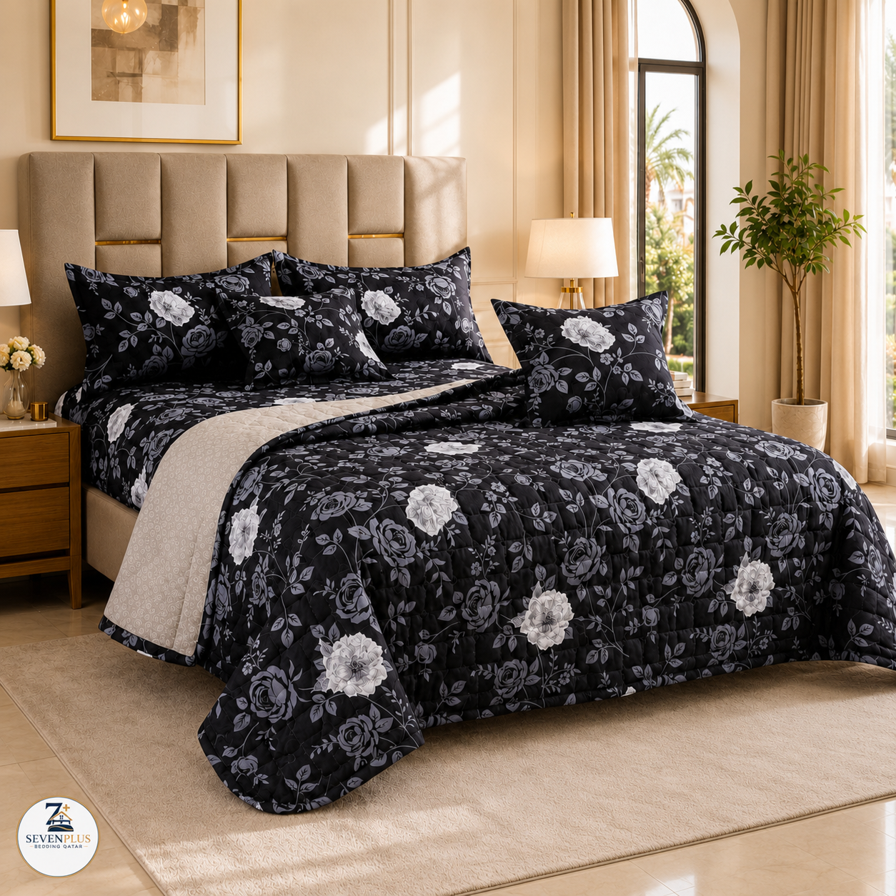 Summer Comforter Set Lightweight – Floral Design