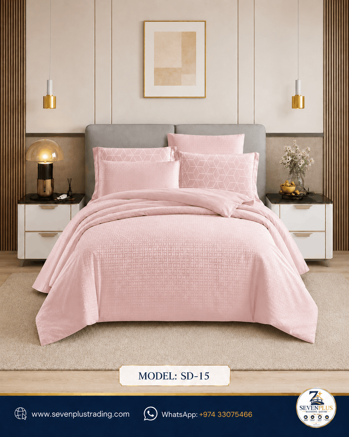 Premium Queen Comforter Set – Luxury 4 PCS Bedding Collection