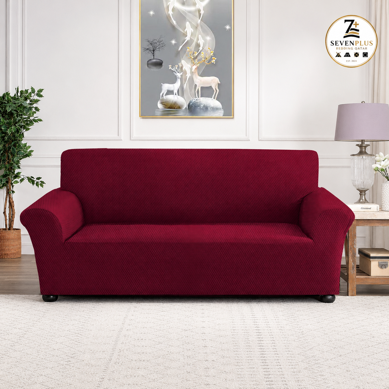 Premium Stretchable 3 Seater Sofa Cover
