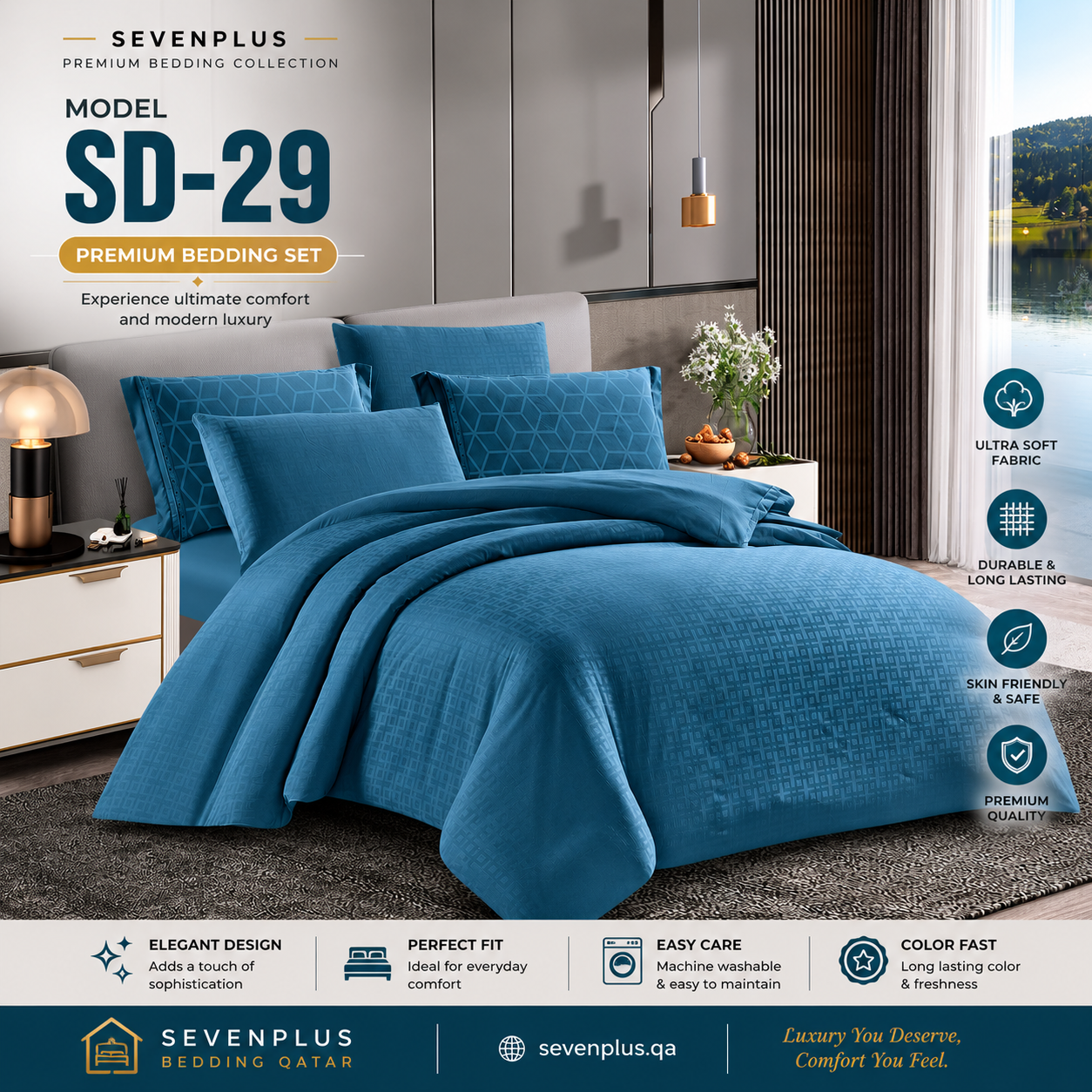 Premium solid Bedding Set – Soft Luxury Collection