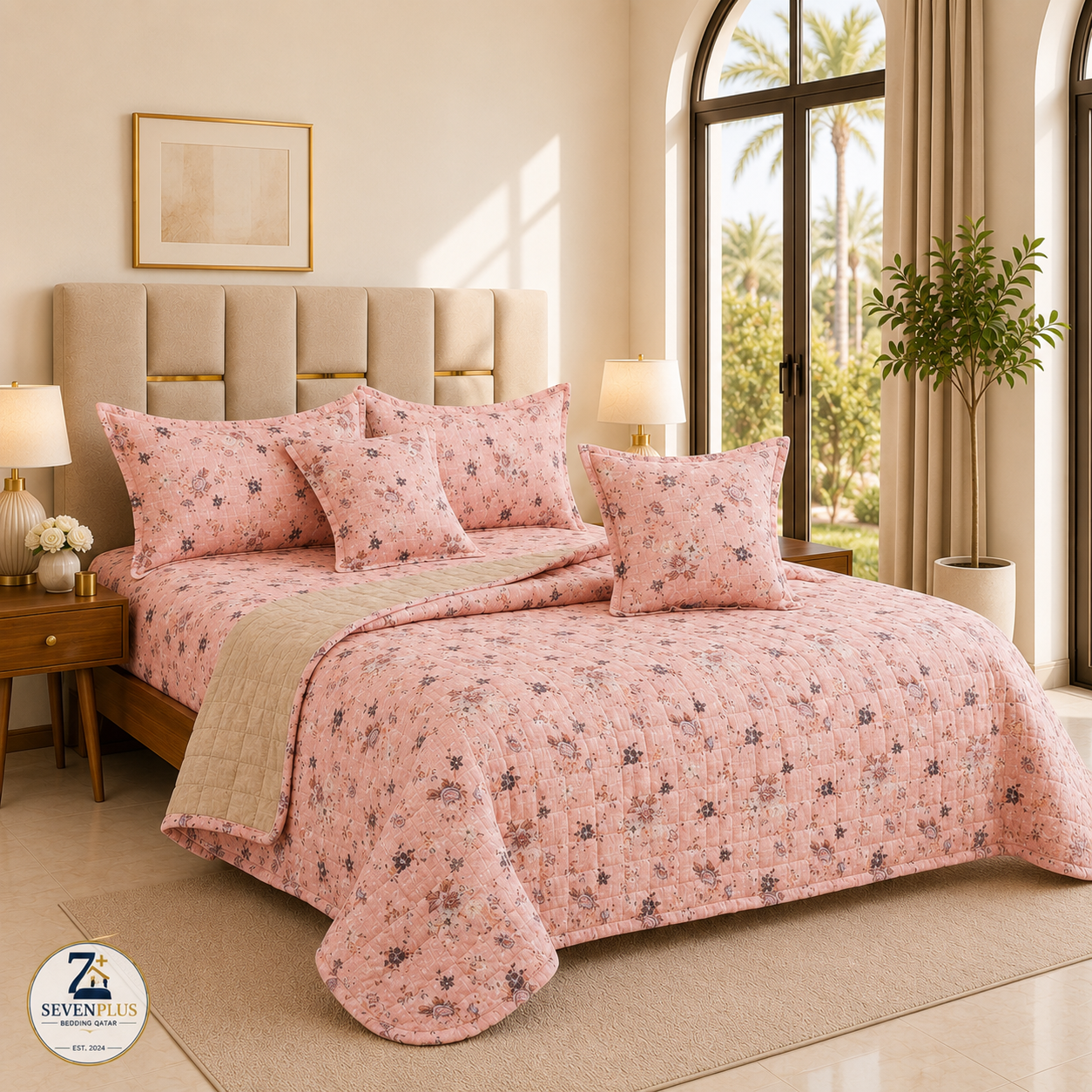Summer Comforter Set Lightweight – Floral Design