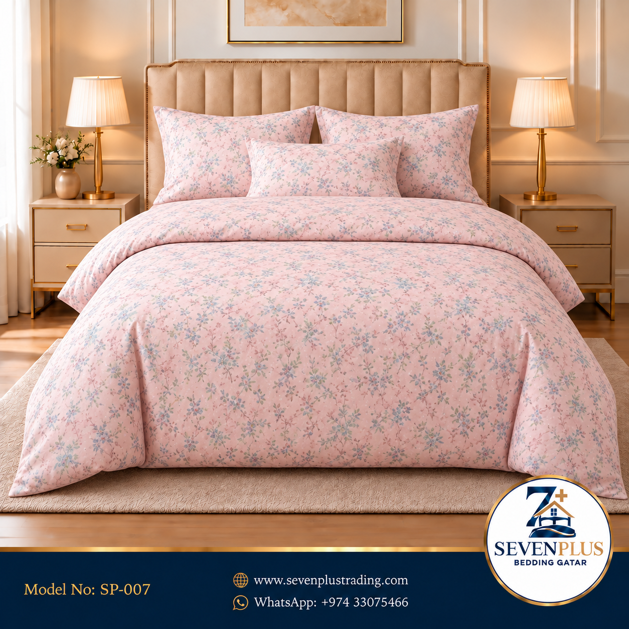 Queen Size Comforter Set – 4 Pieces