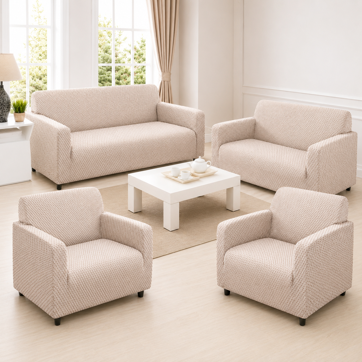 Stretch Sofa Cover full Set